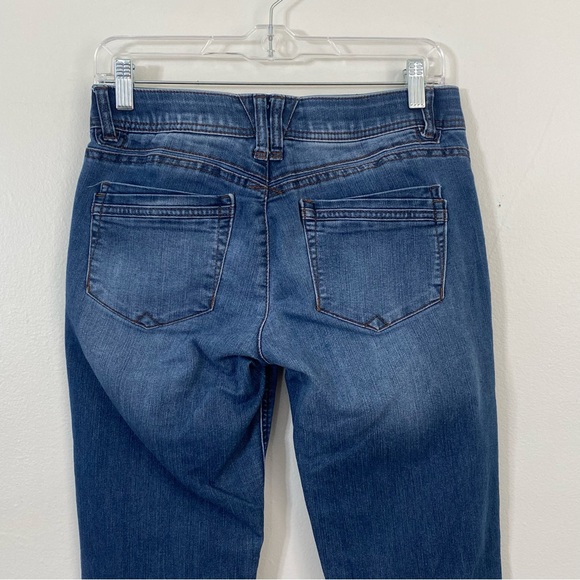 Democracy Womens Ab Technology Jeans Size 4 Medium Wash Skinny Mid Rise - Picture 4 of 8